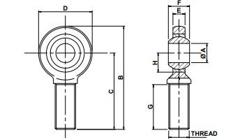 Rod End - Male - OEMPW